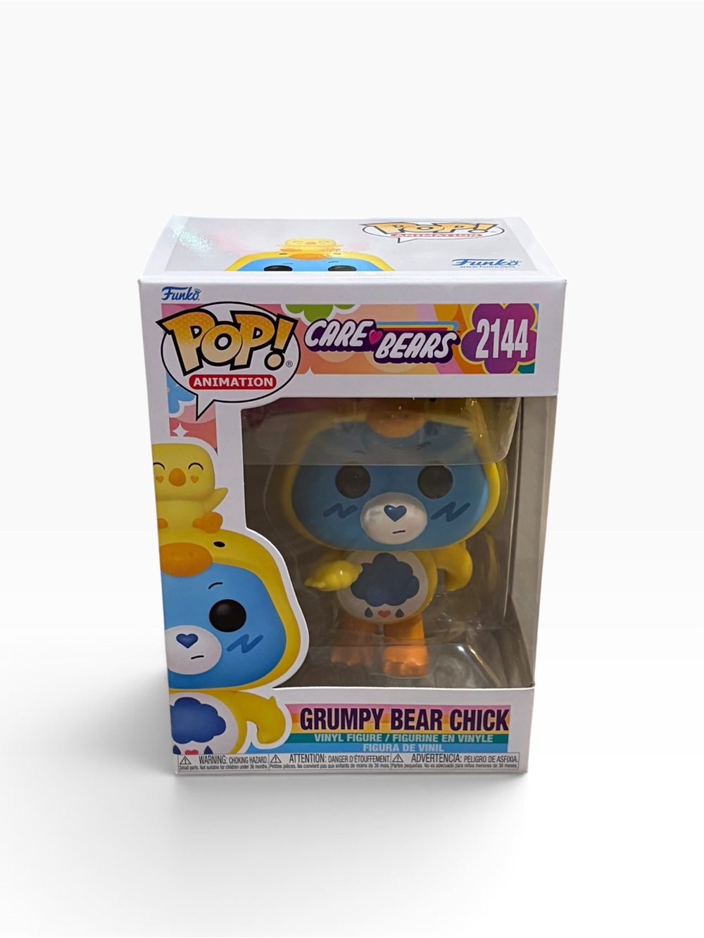 Funko Care Bears Grumpy Bear Chick Vinyl Figure - Blue & Yellow
